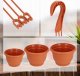 Kadax Doniczka Wisząca Balkonowa Z Podstawką 18 cm Terra 2