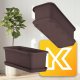 Kadax KADAX Doniczka Skrzynka Balkonowa 40cm Z Podstawką 4
