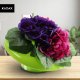 Kadax Doniczka Osłonka Ikebana Kompozycja Zielona 9 cm 2