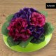 Kadax Doniczka Osłonka Ikebana Kompozycja Zielona 9 cm 7