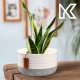 Kadax KADAX Doniczka Ceramiczna Osłonka 17x9cm Biała 3