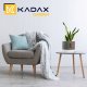 Kadax KADAX Doniczka Ceramiczna Osłonka 14cm Szara Biała 4