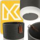 Kadax KADAX Doniczka Ceramiczna Osłonka 14cm Szara Biała 5
