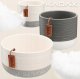 Kadax KADAX Doniczka Ceramiczna Osłonka 14cm Szara Biała 9