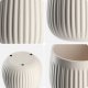 Kadax KADAX Doniczka Ceramiczna Osłonka 14cm Biała 5