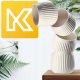 Kadax KADAX Doniczka Ceramiczna Osłonka 14cm Biała 7