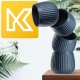 Kadax KADAX Doniczka Ceramiczna Osłonka 12cm Granatowa 6