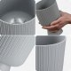 Kadax KADAX Doniczka Osłonka Kwietnik Gazon 14cm Szara 4