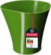 Kadax Doniczka Osłonka Na Kwiaty Wewnątrz Zielona 16 cm 1