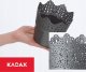 Kadax Doniczka Osłonka Na Kwiaty Rośliny Srebrna 12cm 7