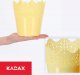 Kadax Doniczka Osłonka Na Kwiaty Rośliny Żółta 14,5 cm 6