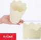 Kadax Doniczka Osłonka Na Kwiaty Rośliny Kremowa 12 cm 6