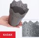 Kadax Doniczka Osłonka Na Kwiaty Rośliny Srebrna 12 cm 6