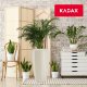 Kadax Donica Doniczka Na Kwiaty + Wkład 3D Kremowa 75cm 7