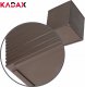 Kadax KADAX Doniczka Donica Osłonka + Wkład Mokka 40cm 5