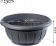 Kadax Doniczka Donica Misa Na Kwiaty Grafit 23cm 2szt 2