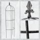 Kadax Obelisk Ogrodowy Metalowy Na Kwiaty Róże 120 cm 7