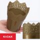 Kadax Doniczka Osłonka Na Kwiaty Rośliny Złota 12 cm 6