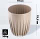 Kadax Doniczka Donica Wkład Osłonka Na Kwiaty Brąz 19cm 5
