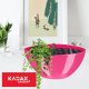 Kadax Doniczka Osłonka Na Kwiaty Połysk Fuksja 30 cm 7