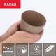 Kadax Doniczka Osłonka Na Kwiaty Okrągła Beżowa 11 cm 4