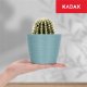 Kadax Doniczka Osłonka Na Kwiaty Okrągła Zielona 11 cm 5