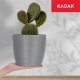 Kadax Doniczka Osłonka Na Kwiaty Owalna Popielata 17 cm 5