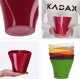 Kadax Doniczka Osłonka Na Kwiaty Połysk Amarant 15cm 10
