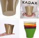 Kadax Doniczka Osłonka Na Kwiaty Połysk Beżowa 15cm 8