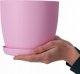 Kadax Doniczka Osłonka Na Kwiaty Podstawka Różowa 18cm 1