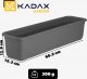 Kadax KADAX Doniczka Skrzynka Balkonowa 60cm Antracyt 2