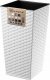 Kadax KADAX Doniczka Donica 29x57cm Wkład Biała Rattan 1