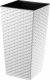 Kadax KADAX Doniczka Donica 29x57cm Wkład Biała Rattan 12