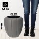 Kadax Donica Doniczka Na Kwiaty + Wkład 3D Szara 40cm 3