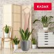 Kadax Donica Doniczka Na Kwiaty + Wkład 3D Szara 40cm 9