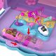 Mattel[PRODUKT WYCOFANY] Lalki Barbie [Mattel] Polly Pocket Wakacyjny kurort Zestaw Walizka (HKV43) 4