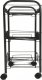 Aptel Mobilny REGAŁ Kuchenny na Kółkach 3 Półki 64x44x26cm czarny AG952 4