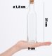 Kadax Szklana Butelka Z Korkiem Na Nalewki Oliwę 250ml 1