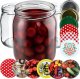 Kadax 16x Słoik Szklany 540ml Słoiki Dżem + Wieczko fi82 11