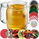 Kadax 16x Słoik Szklany 540ml Słoiki Dżem + Wieczko fi82 13