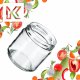 Kadax 100x Słoik 200ml Słój Szklany Na Przetwory Dżem 3