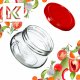 Kadax 100x Słoiki Szklane 300ml Na Przetwory Dżem Miód 3