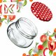 Kadax 50x Słoiki Szklane 300ml Na Przetwory Dżem Miód 2
