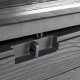 Skrzynia ogrodowa Kadax KADAX Skrzynia Ogrodowa Taras Balkon 140L Antracyt 9
