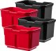 Kadax Pojemnik Magazynowy Pojemniki Warsztatowe 4x 16cm 1