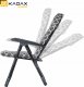 Kadax KADAX Fotel Leżak Ogrodowy Plażowy Składany 110 kg 9