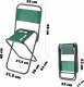 Kadax KADAX Krzesło Turystyczne Składane Wędkarskie 80kg 3