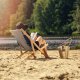 Kadax KADAX Leżak Drewniany Ogrodowy Plażowy Składany 5