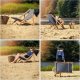 Kadax KADAX Leżak Drewniany Plażowy Składany Leżaki 2szt 6