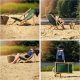 Kadax Leżak Ogrodowy Fotel Plażowy Składany Drewniany 6